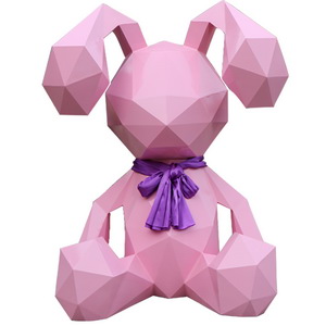 Modern rabbit statue